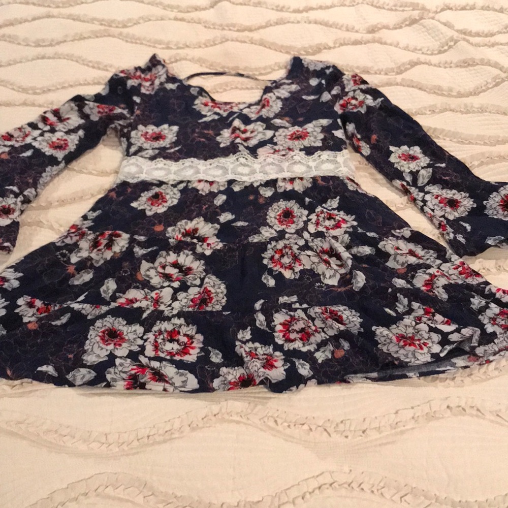 Back deep V dress